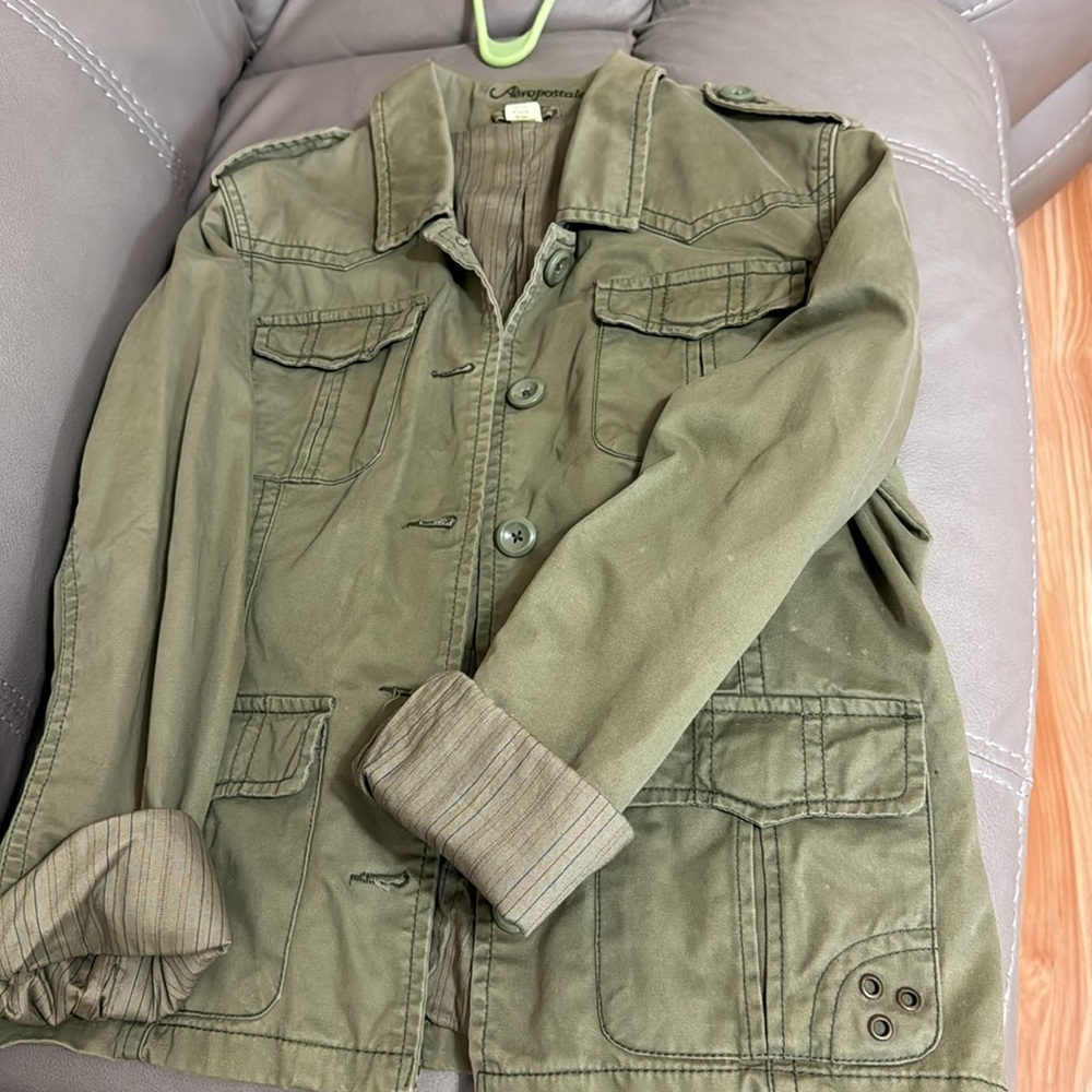 Aeropostale military green jacket XL